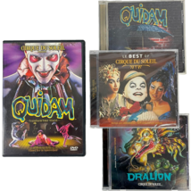 Cirque Du Soleil 4 CD DVD Bundle Quidam + Live Video + Dralion + Best 1996-2004 - £30.39 GBP