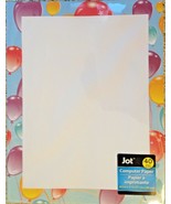 Jot Computer Printer Paper Pkg 40 Sheets Balloon Border 8.5x11 Stationer... - £7.07 GBP