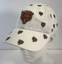 Women&#39;s &#39;47 White Chicago Bears Confetti Clean Up Logo Adjustable Strapback Hat - £13.94 GBP