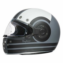 Daytona Helmets Retro Racer DOT Approved Chrome Motorcycle Helmet R6-R - £115.50 GBP