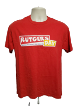 Rutgers Day Experience New Jerseys State University Adult Medium Red TShirt - £11.87 GBP