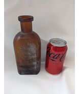 Reed And Carnrick Pharmacists Front Embossed New York Antique Rare Bottl... - $925.78 MXN