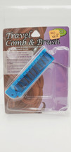 Folding Compact Travel Pocket HAIR BRUSH COMB Purse Blue - $127.33 MXN