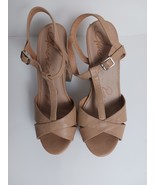 AMERICAN RAG Womens Beige Crisscross Straps Strappy T-Strap Ankle Strap ... - $444.42 MXN