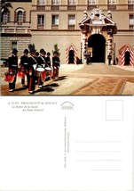 France French Riviera Monaco Prince&#39;s Palace Guard Replacement Vintage Postcard - £7.39 GBP