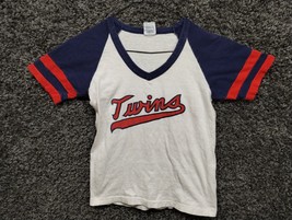 Vintage Minnesota Twins Shirt Youth Medium 12 14 Coca Cola Sports Specialties - £22.19 GBP