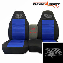 Designcovers For Ford Ranger Front Seat Cover 1991-2012 Flag Black Dark Blue - $84.99