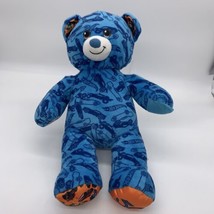 Hot Wheels 50th Anniversary EST 1968 Blue Build-A-Bear Plush 17&quot; Stuffed Animal  - £11.95 GBP