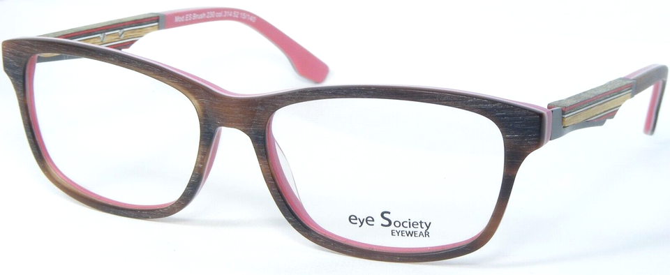 Eye Society by RK DESIGN ES Brush 230 314 TORTOISE /PINK EYEGLASSES 52-1... - $136.87 CAD