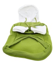 Bonapet Green &amp; White Medium Polyester Pet Sweatshirt Hoodie - $10.88