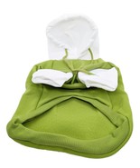 Bonapet Green &amp; White Medium Polyester Pet Sweatshirt Hoodie - $10.88