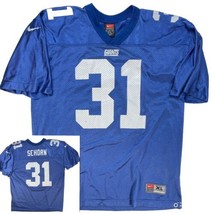 New York Giants Jason Sehorn #31 Youth XL 18-20 Nike Blue Jersey NFL Vintage 90s - £26.17 GBP