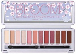 BYS 12 Shade Bloom Eyeshadow Metallic &amp; Matte Palette Tin Collection with Mirror - £10.46 GBP