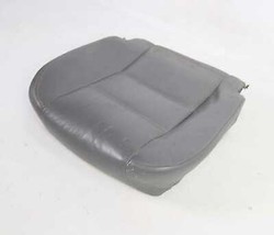 BMW E32 E34 Front Seat Bottom Base Cushion Silver Gray Leather 1988-1990 OEM - £98.56 GBP