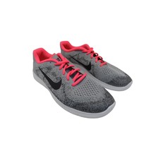 Nike Girls 904258-001 Free RN 2017 Running Shoe Gray Pink Size 6.5Y - £39.05 GBP