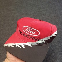 Ford Racing Hat Adult Snapback Red Black 2 Tone - $23.17