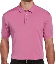 L- PGA Tour AIRFLUX Purple Orchid Classic Moisture Wicking Golf Polo Shirt 46&quot; - £11.68 GBP
