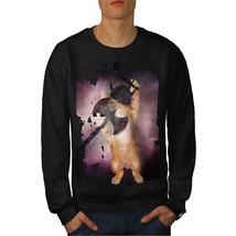 Wellcoda North Animal Funny Cat Crazy Mens Sweatshirt - £25.29 GBP+