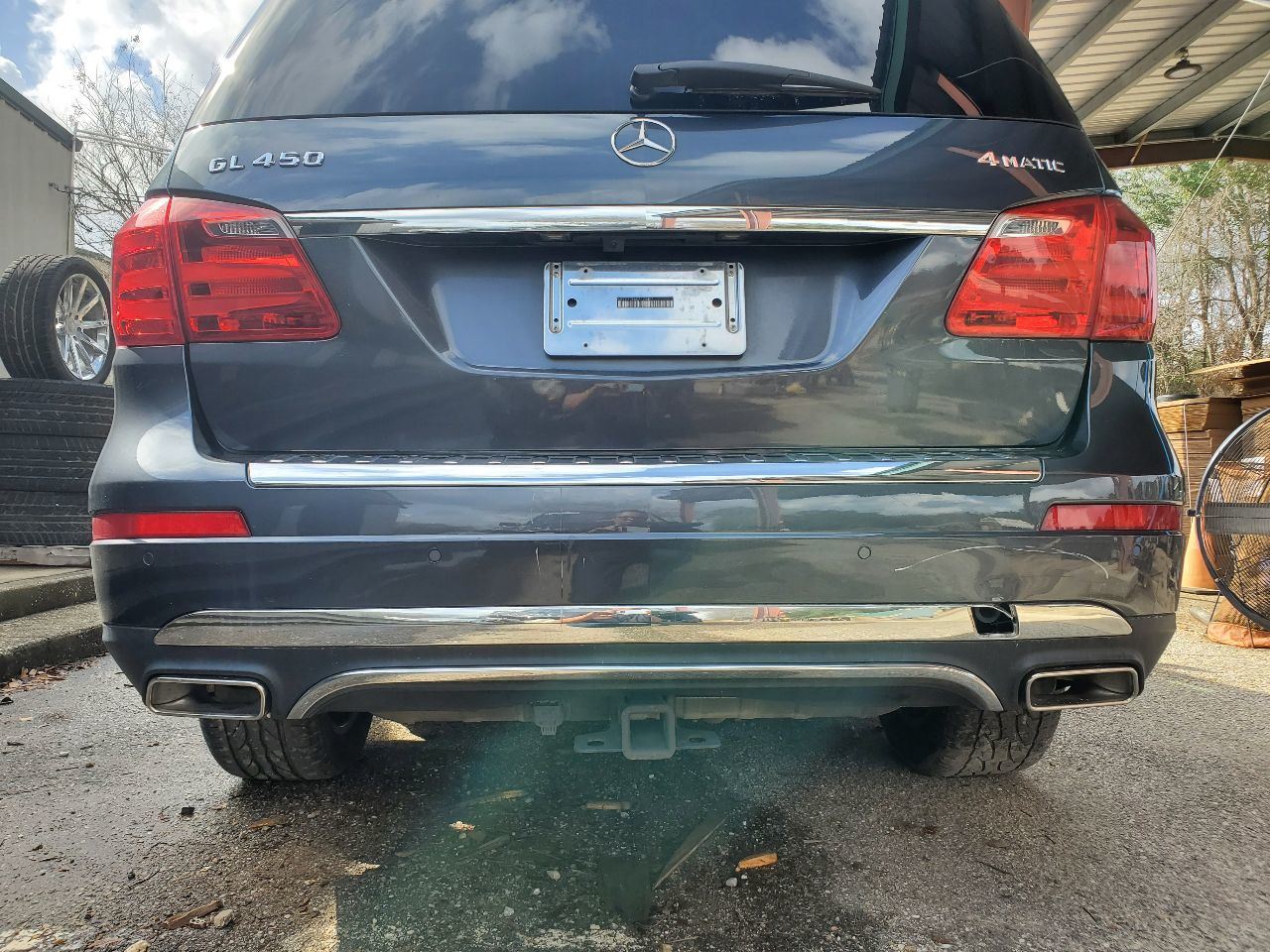 2013 Mercedes GL450 OEM Set Black Rear Left Right And Center Headrest  Item image 12
