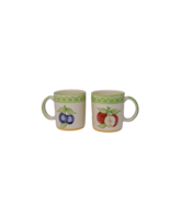 Set of 2 Royal Worcester Evesham Orchard Coffee Mugs Cups - $20.53 CAD