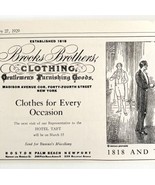 Brooks Brothers Clothing Company February 1929 Advertisement Madison Ave... - $27.50