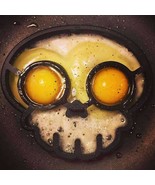 Food Grade Silicone Skull Shaped Egg Frying Mold - £6.34 GBP