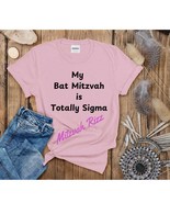 Gen Alpha Bat Mitzvah Pink Shirt for Jewish Girls, Totally Sigma Rizz - $334.92 MXN