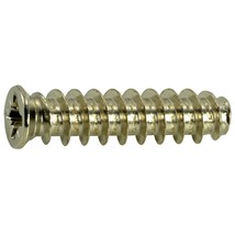 6.3mm x 25mm Nickel Phillips Pozidriv Flat Head Euro Screws (15 pcs.) - £8.00 GBP