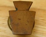 Vintage Jewelry Pennsylvania Railroad PRR Train Lapel Pin Keystone Brass - $19.79