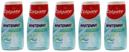 ( LOT 5 ) Colgate Whitening Fluoride Toothpaste Crystal Mint 4.6 oz each... - £17.88 GBP
