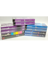10 Sony/Maxell NOS VHS Blank Video Cassette Tapes Sealed T-120/T-160/T-180 - $1,881.48 MXN