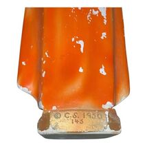 Vintage 1950 Infant Jesus of Prague Statue 13.75” Plaster Figure O.C.S. 145 image 2