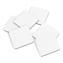 CustomCoast Sublimation Square Coaster Set - DIY Personalized MDF Hardboard Coas - £27.51 GBP