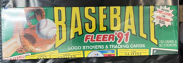 1991 Fleer Baseball Factory Sealed Complete Set 732 Cards + 50 Stickers / Sealed - £23.32 GBP