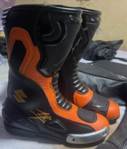 Suzuki Hayabusa Cowhide Motorbike Leather boots Ce Approved  - $150.00