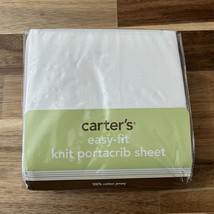 Carter’s Easy-Fit Knit Portacrib Sheet 100% Cotton Jersey 24x38 - $280.83 MXN