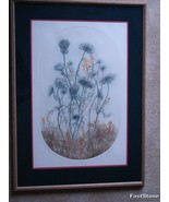 &quot;QUEEN ANNE&#39;S LACE II &quot; SIGNED LITHOGRAPH BY BARBARA DAUMAN - LOCAL PICK... - $748.97 CAD