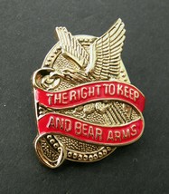 The Right to Keep and Bear Arms Lapel Pin Badge 1 x 1.5 inches - £4.42 GBP