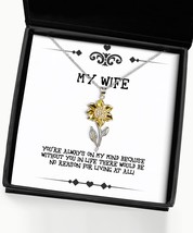 Joke Wife Gifts, You&#39;re Always on My Mind Because Without You in Life There Woul - £39.03 GBP