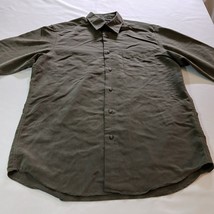 Claiborne RN#52002 Men's Green Button Up Shirt Long Sleeve Size Large image 5