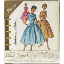 Simplicity Vintage Fashion Sewing 12 Month Planner, 232 Pages, 8.6&#39;&#39; x 9.5&#39;&#39; - £42.52 GBP
