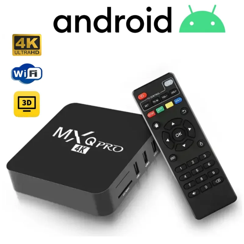 MXQpro RK3229 64GB Android 10.1 Smart TV Box 4K Youtube Media Player TV BOX - £28.22 GBP