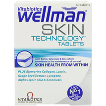 Vitabiotics Wellman Skin Technology - 60 Tablets - £23.15 GBP