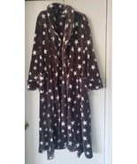 Sonoma Winter Star Covered Cozy Plush Robe 47&quot; Long Women&#39;s Size Large - $54.45