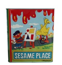 Vintage Sesame Street Tin Litho Still Bank  - $19.99