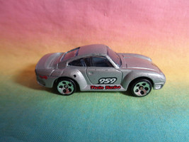 Vintage 1987 Mattel Hot Wheels Porsche Twin Turbo 959 Silver Diecast - as is - $3.45