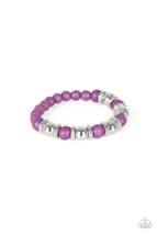 Paparazzi Across The Mesa Purple Bracelet - New - £3.55 GBP