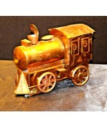 Metal Train Engine Music Box AA19-1487 Vintage - $39.95