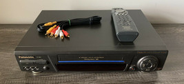 Panasonic pv-8661 Hi-Fi Stereo VHS VCR VHS Player with Remote ontrol and Cables - £125.80 GBP