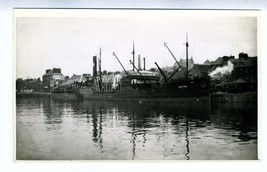 S S BRITA Ship Real Photo Postcard Swedish Built 1908  - £31.36 GBP